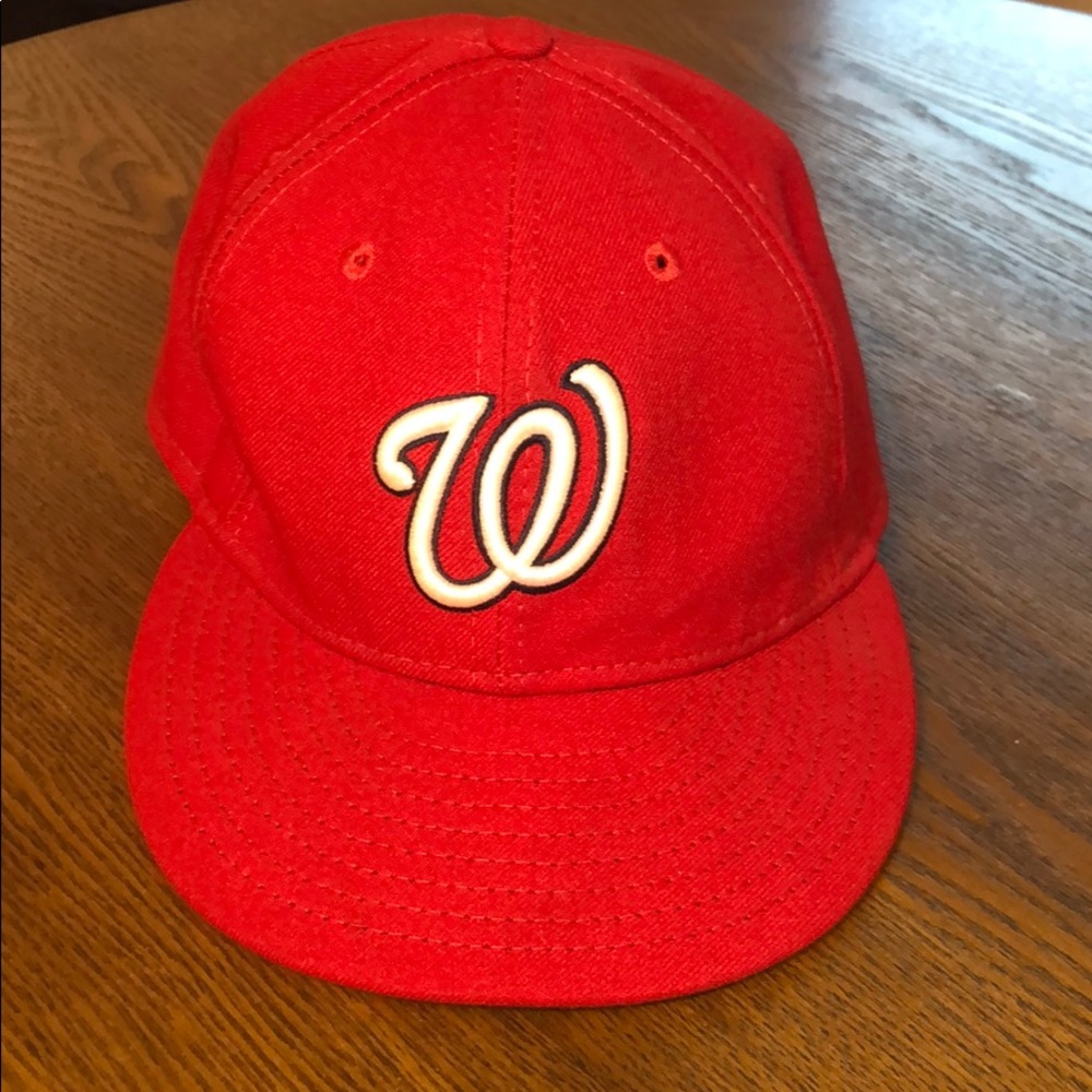 Washington Nationals New Era Flat Brim Hat